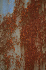 Rust's Texture: A close-up showcases the captivating textures and patterns formed by rust on a weathered metal surface, evoking a sense of age and natural decay.