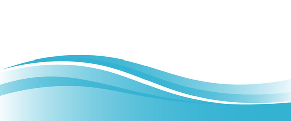 Blue and white business wave banner background. vector eps10.