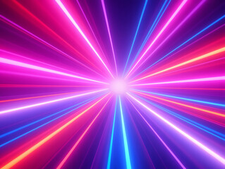 Abstract technology 3D glowing tunnel background, now sci-fi 3D space concept scene illustration