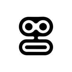 Modern Robot Alien Logo