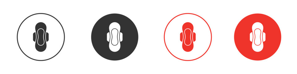 Feminine hygiene pad icon Logos. Flat Vector Icon Design Template © Warpiya