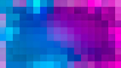 A colorful light wallpaper that is lit up and has a purple with squares pixel stye