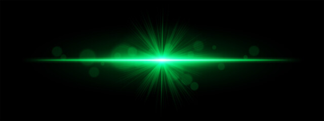 Light burst. Star-shaped flash with radial rays and soft bokeh on black background, ideal for magic, fantasy or romantic glow effects.