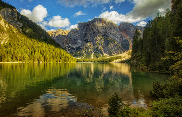 mountain lake in the mountains