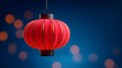 Obraz premium Red lanterns on Mid-Autumn festival night