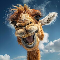 camel in the desert