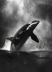 dolphin jumping out of water