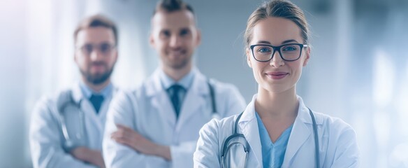 The confident healthcare team ready to provide exceptional patient care.
