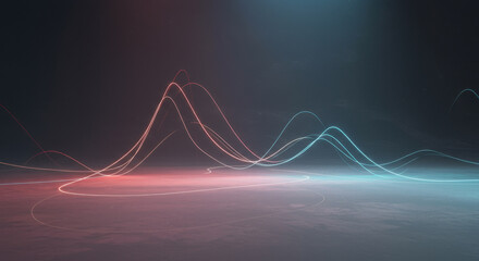 abstract background with lights