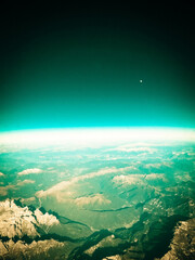 Fototapeta premium Landscape of Appenine Mountains. Northern Appenines.