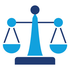 Administration Flat Blue Icon