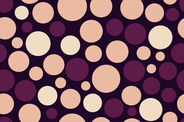 Repeating colorful circles seamless pattern with vibrant artful dots arranged in a dynamic and colorful abstract layout
