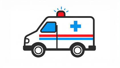 ambulance car vector