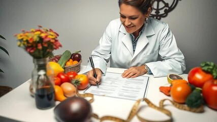 Wellness Professional Crafting Bespoke Nutritional Plans for Optimal Health