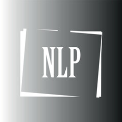 natural language processing vector icon