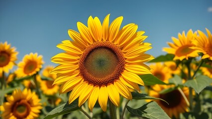 Obraz premium sunflower in the field