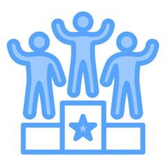 Competition Blue Icon