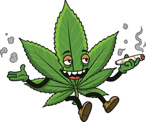 Vector illustration of a fresh green plant leaf isolated for nature, botany, and garden designs