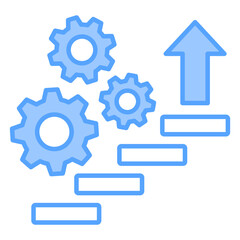 Optimization Blue Icon