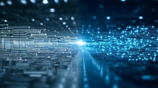 A dynamic showcase of digital twin technology harmonizing factory operations in the era of Industry 4.0.