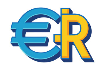 Unique Colorful Lettering of 