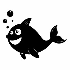 vector illustration of a fish