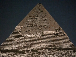 Africa, Egypt, Cairo city, Giza, Giza pyramids. Three pyramids, sphinx, statue, saqqara pyramid,...