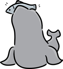 Illustration of sea lion
