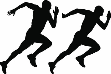 Male Runner Mid Sprint