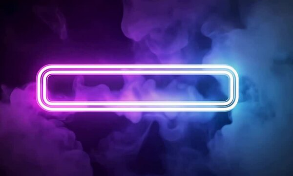 A blue neon light glows over an isolated harmonica and computer network equipment, blending music and technology 4k video