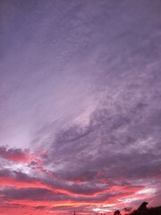 Fototapeta premium dramatic sky at sunset