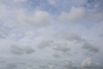 white clouds in the sky