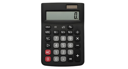Obraz premium calculator isolated on white background