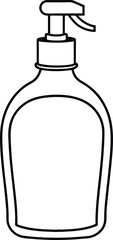 Beauty Liquid Soap Dispenser Bottle.
