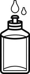 Facial Mist Container Vector Image.