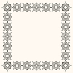 Minimalist hand drawn vector frame. Art for greeting cards, wedding invitations, poster design, postcards, branding, logo design, background.