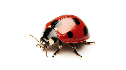 Ladybug isolate on white background