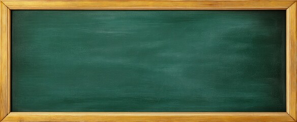 The empty chalkboard ready for fresh ideas and inspiration