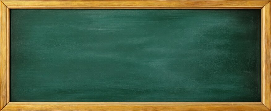 The empty chalkboard ready for fresh ideas and inspiration