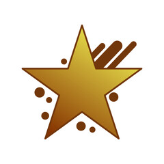 Star modern background element