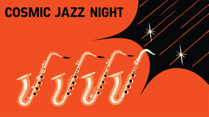 vintage music night poster
