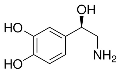 Noradrenalin Neurotransmitter Chemie Strukturformel Vektor