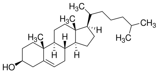 Cholesterol Cholesterin Chemie Strukturformel Vektor