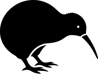 Kiwi Bird Silhouette