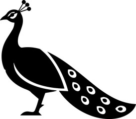  Peacock Bird Silhouette