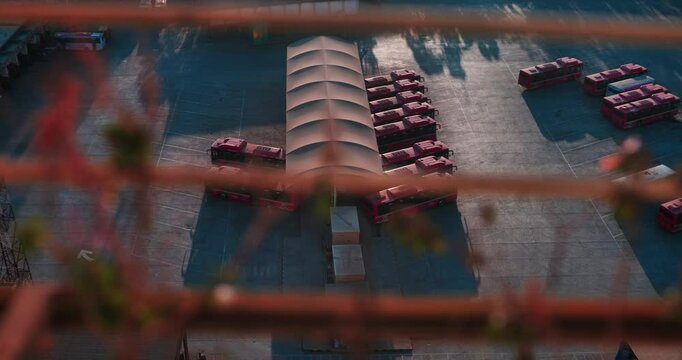 Mumbai Bus Depot and Daily Transport Scene
