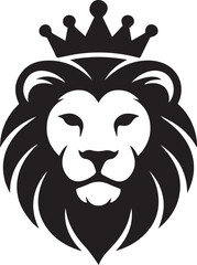lion, head, animal, silhouette, king, wild, jungle, mane, roar, predator, power, strength, majestic, fierce, beast, cat, face, feline, outline, pride, emblem,