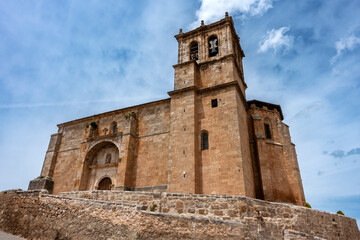 Historic Church of Nuestra Señora de la Asuncion (16th-17th Century). Olmedillo de Roa, Burgos,...