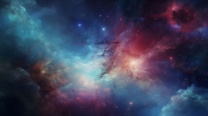 deep space mood, surreal and ethereal design