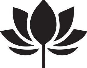 lotus, flower, bloom, petal, nature, silhouette, water, aquatic, sacred, plant, beauty, peace, buddhism, yoga, zen, meditation, tranquility, purity, floral, serenity, outline, botanical, elegant, calm